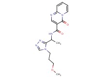 N-{1-[4-(3-methoxypropyl)-4H-1,2,4-triazol-3-yl]ethyl}-4-oxo-4H-pyrido[1,2-a]pyrimidine-3-carboxamide