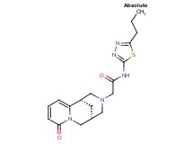 2-[(1S,5S)-8-oxo-1,5,6,8-tetrahydro-2H-1,5-methanopyrido[1,2-a][1,5]diazocin-3(4H)-yl]-N-(5-propyl-1,3,4-thiadiazol-2-yl)acetamide