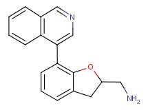1-(7-isoquinolin-4-yl-2,3-dihydro-1-benzofuran-2-yl)methanamine