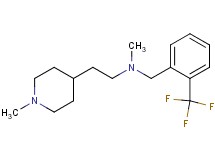 N-methyl-2-(1-methyl-4-piperidinyl)-N-[2-(trifluoromethyl)benzyl]ethanamine bis(trifluoroacetate)