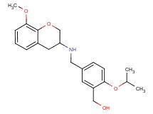 (2-isopropoxy-5-{[(8-methoxy-3,4-dihydro-2H-chromen-3-yl)amino]methyl}phenyl)methanol