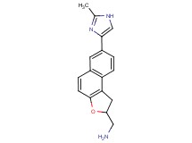 1-[7-(2-methyl-1H-imidazol-4-yl)-1,2-dihydronaphtho[2,1-b]furan-2-yl]methanamine