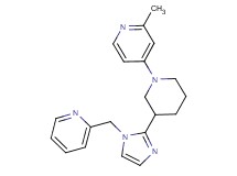 2-methyl-4-{3-[1-(2-pyridinylmethyl)-1H-imidazol-2-yl]-1-piperidinyl}pyridine