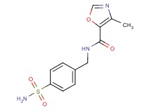 N-[4-(aminosulfonyl)benzyl]-4-methyl-1,3-oxazole-5-carboxamide