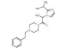1-[2-(2-isopropyl-1H-imidazol-1-yl)propanoyl]-4-(2-phenylethyl)piperazine