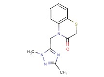 4-[(1,3-dimethyl-1H-1,2,4-triazol-5-yl)methyl]-2H-1,4-benzothiazin-3(4H)-one