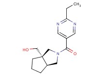 [(3aS*,6aS*)-2-[(2-ethyl-5-pyrimidinyl)carbonyl]hexahydrocyclopenta[c]pyrrol-3a(1H)-yl]methanol