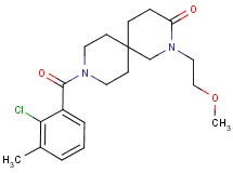 9-(2-chloro-3-methylbenzoyl)-2-(2-methoxyethyl)-2,9-diazaspiro[5.5]undecan-3-one