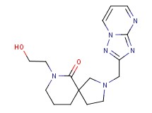 7-(2-hydroxyethyl)-2-([1,2,4]triazolo[1,5-a]pyrimidin-2-ylmethyl)-2,7-diazaspiro[4.5]decan-6-one