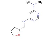 N,N-dimethyl-N'-[(2R*)-tetrahydro-2-furanylmethyl]-4,6-pyrimidinediamine