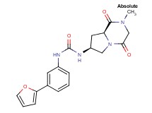 N-[3-(2-furyl)phenyl]-N'-[(7S,8aS)-2-methyl-1,4-dioxooctahydropyrrolo[1,2-a]pyrazin-7-yl]urea