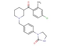 1-(4-{[3-(4-chloro-2-methylbenzoyl)-1-piperidinyl]methyl}phenyl)-2-imidazolidinone