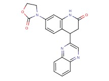 7-(2-oxo-1,3-oxazolidin-3-yl)-4-quinoxalin-2-yl-3,4-dihydroquinolin-2(1H)-one