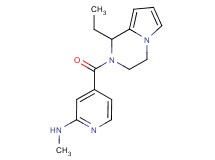 4-[(1-ethyl-3,4-dihydropyrrolo[1,2-a]pyrazin-2(1H)-yl)carbonyl]-N-methyl-2-pyridinamine
