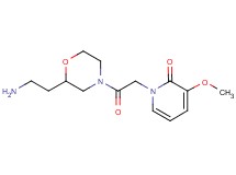 1-{2-[2-(2-aminoethyl)morpholin-4-yl]-2-oxoethyl}-3-methoxypyridin-2(1H)-one