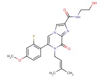 6-(2-fluoro-4-methoxyphenyl)-N-(2-hydroxyethyl)-7-(3-methylbut-2-en-1-yl)-8-oxo-7,8-dihydroimidazo[1,2-a]pyrazine-2-carboxamide