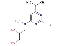 3-[(6-isopropyl-2-methylpyrimidin-4-yl)(methyl)amino]propane-1,2-diol