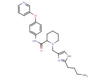 1-[(2-butyl-1H-imidazol-4-yl)methyl]-N-[4-(3-pyridinyloxy)phenyl]-2-piperidinecarboxamide