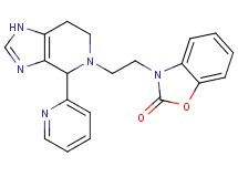 3-[2-(4-pyridin-2-yl-1,4,6,7-tetrahydro-5H-imidazo[4,5-c]pyridin-5-yl)ethyl]-1,3-benzoxazol-2(3H)-one