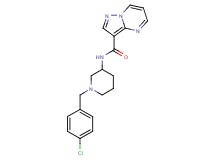 N-[1-(4-chlorobenzyl)-3-piperidinyl]pyrazolo[1,5-a]pyrimidine-3-carboxamide