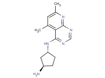 [rel-(1R,3R)-3-aminocyclopentyl](5,7-dimethylpyrido[2,3-d]pyrimidin-4-yl)amine dihydrochloride