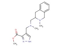 methyl 4-({methyl[(2-methyl-1,2,3,4-tetrahydro-3-isoquinolinyl)methyl]amino}methyl)-1H-pyrazole-3-carboxylate