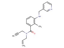 N-allyl-2-methyl-N-prop-2-yn-1-yl-3-[(pyridin-3-ylmethyl)amino]benzamide