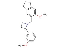 1-[(6-methoxy-2,3-dihydro-1H-inden-5-yl)methyl]-2-(3-methoxyphenyl)azetidine