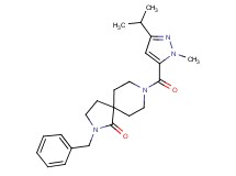 2-benzyl-8-[(3-isopropyl-1-methyl-1H-pyrazol-5-yl)carbonyl]-2,8-diazaspiro[4.5]decan-1-one