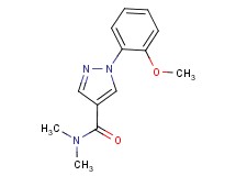 1-(2-methoxyphenyl)-N,N-dimethyl-1H-pyrazole-4-carboxamide