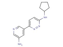 6-(5-aminopyridin-3-yl)-N-cyclopentylpyridazin-3-amine