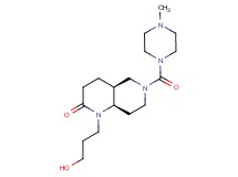 (4aS*,8aR*)-1-(3-hydroxypropyl)-6-[(4-methylpiperazin-1-yl)carbonyl]octahydro-1,6-naphthyridin-2(1H)-one