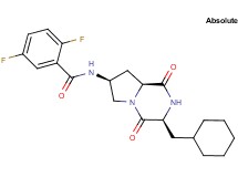 N-[(3S,7S,8aS)-3-(cyclohexylmethyl)-1,4-dioxooctahydropyrrolo[1,2-a]pyrazin-7-yl]-2,5-difluorobenzamide
