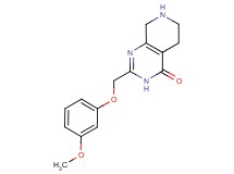 2-[(3-methoxyphenoxy)methyl]-5,6,7,8-tetrahydropyrido[3,4-d]pyrimidin-4(3H)-one hydrochloride