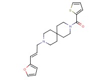 3-[(2E)-3-(2-furyl)prop-2-en-1-yl]-9-(2-thienylcarbonyl)-3,9-diazaspiro[5.5]undecane