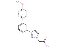 2-{3-[3-(6-methoxy-3-pyridazinyl)phenyl]-1H-pyrazol-1-yl}acetamide
