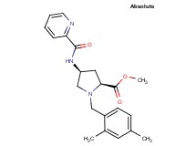 methyl (4S)-1-(2,4-dimethylbenzyl)-4-[(2-pyridinylcarbonyl)amino]-L-prolinate