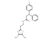 N-[2-(4,5-dimethyl-1,3-thiazol-2-yl)ethyl]-3-(4-fluorophenyl)-3-phenylpropanamide