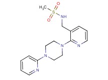 N-({2-[4-(2-pyridinyl)-1-piperazinyl]-3-pyridinyl}methyl)methanesulfonamide