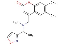4-{[(1-isoxazol-3-ylethyl)(methyl)amino]methyl}-6,7-dimethyl-2H-chromen-2-one