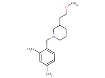 1-(2,4-dimethylbenzyl)-3-(2-methoxyethyl)piperidine