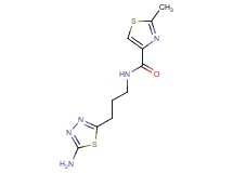 N-[3-(5-amino-1,3,4-thiadiazol-2-yl)propyl]-2-methyl-1,3-thiazole-4-carboxamide