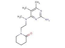 1-{2-[(2-amino-5,6-dimethylpyrimidin-4-yl)(methyl)amino]ethyl}piperidin-2-one