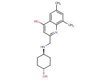 2-{[(trans-4-hydroxycyclohexyl)amino]methyl}-6,8-dimethylquinolin-4-ol