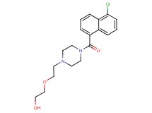 2-{2-[4-(5-chloro-1-naphthoyl)piperazin-1-yl]ethoxy}ethanol