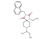 8-sec-butyl-1-ethyl-3-(1-naphthylmethyl)-1,3,8-triazaspiro[4.5]decane-2,4-dione