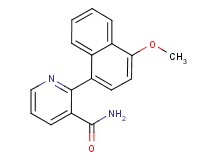 2-(4-methoxy-1-naphthyl)nicotinamide