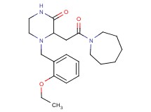 3-[2-(1-azepanyl)-2-oxoethyl]-4-(2-ethoxybenzyl)-2-piperazinone