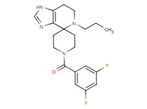 1'-(3,5-difluorobenzoyl)-5-propyl-1,5,6,7-tetrahydrospiro[imidazo[4,5-c]pyridine-4,4'-piperidine]