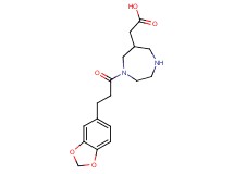 {1-[3-(1,3-benzodioxol-5-yl)propanoyl]-1,4-diazepan-6-yl}acetic acid